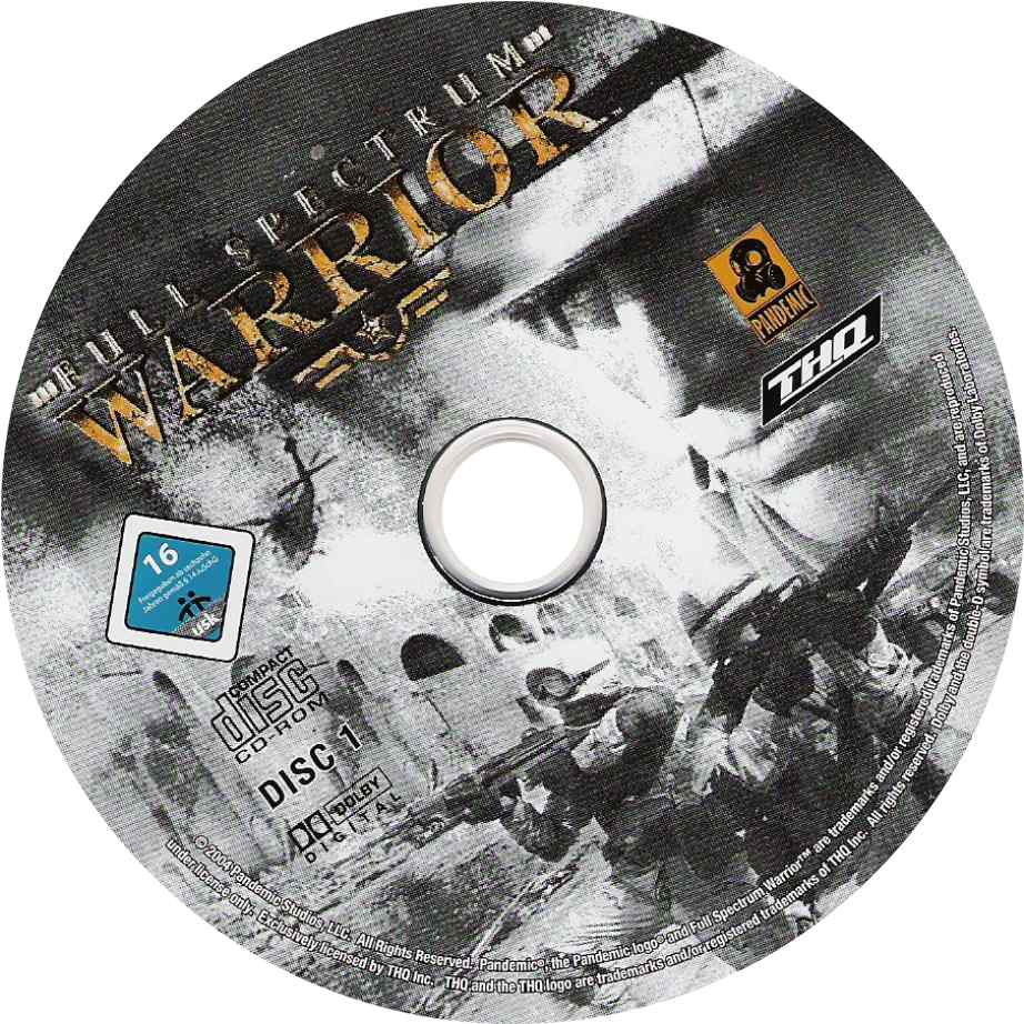 Full Spectrum Warrior - CD obal