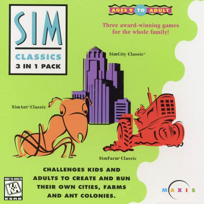 Sim Classics: 3 in 1 Pack - pedn CD obal