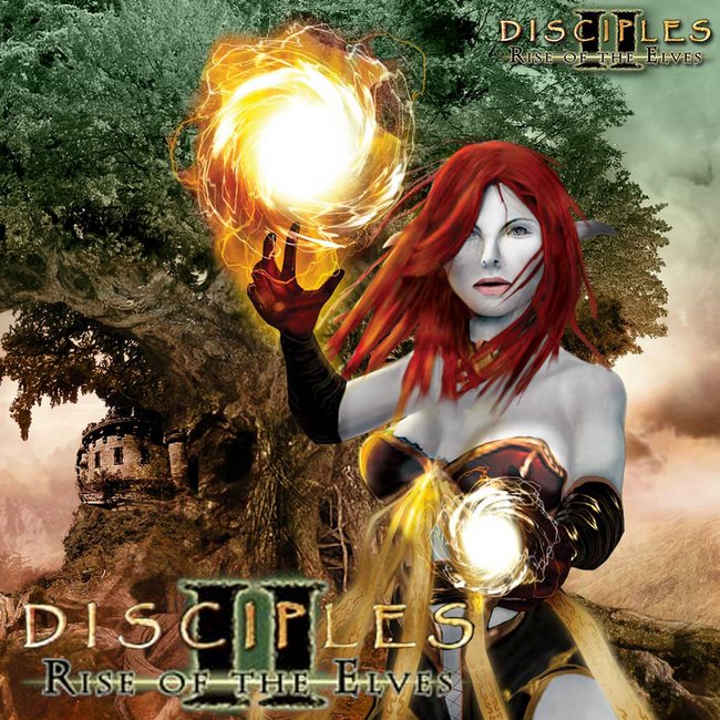 Disciples 2: Rise of the Elves - pedn CD obal
