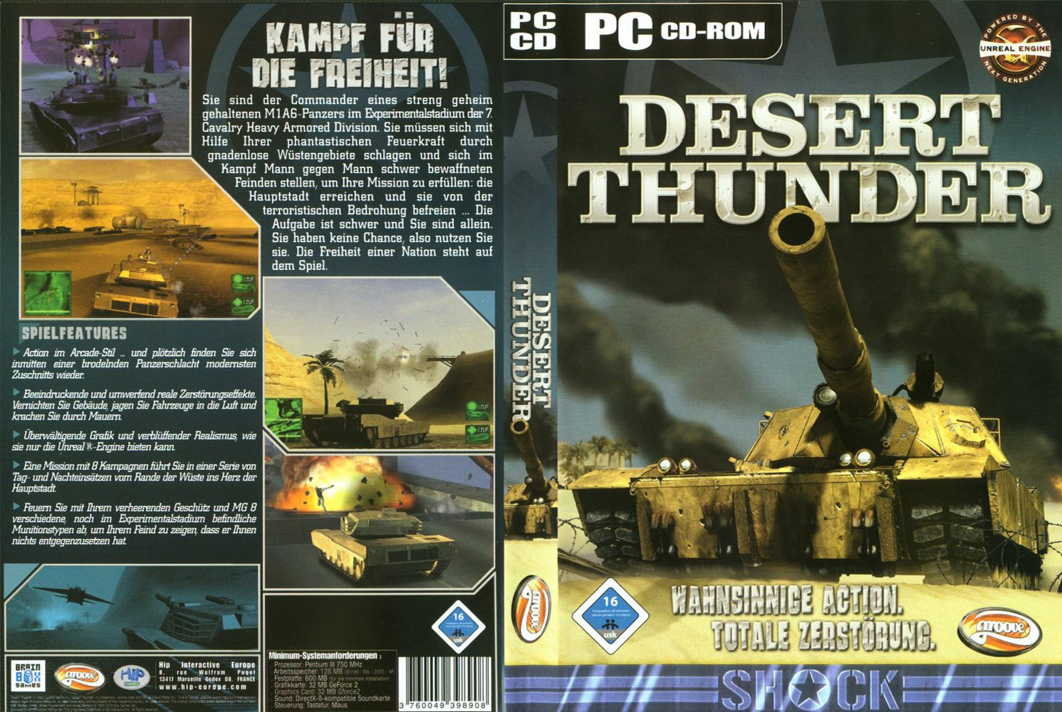 Desert Thunder - DVD obal