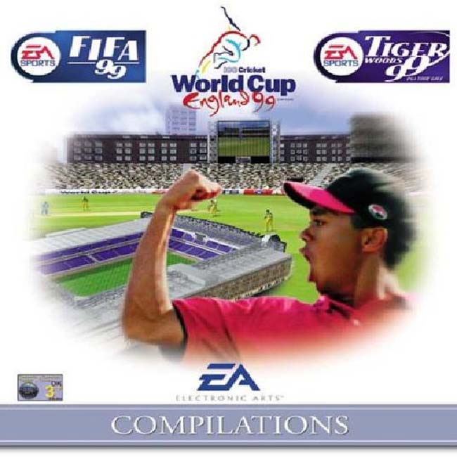 EA Compilations: FIFA 99+Cricket World Cup 99+Tiger Woods 99 - pedn CD obal