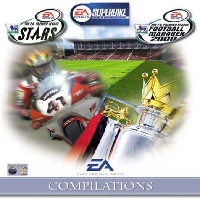 EA Compilations: F.A. PL Stars+Superbikes 99+F.A. PL Manager 2000 - pedn CD obal