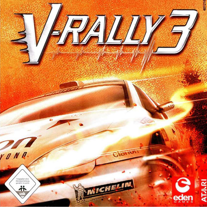 V-Rally 3 - pedn CD obal 3