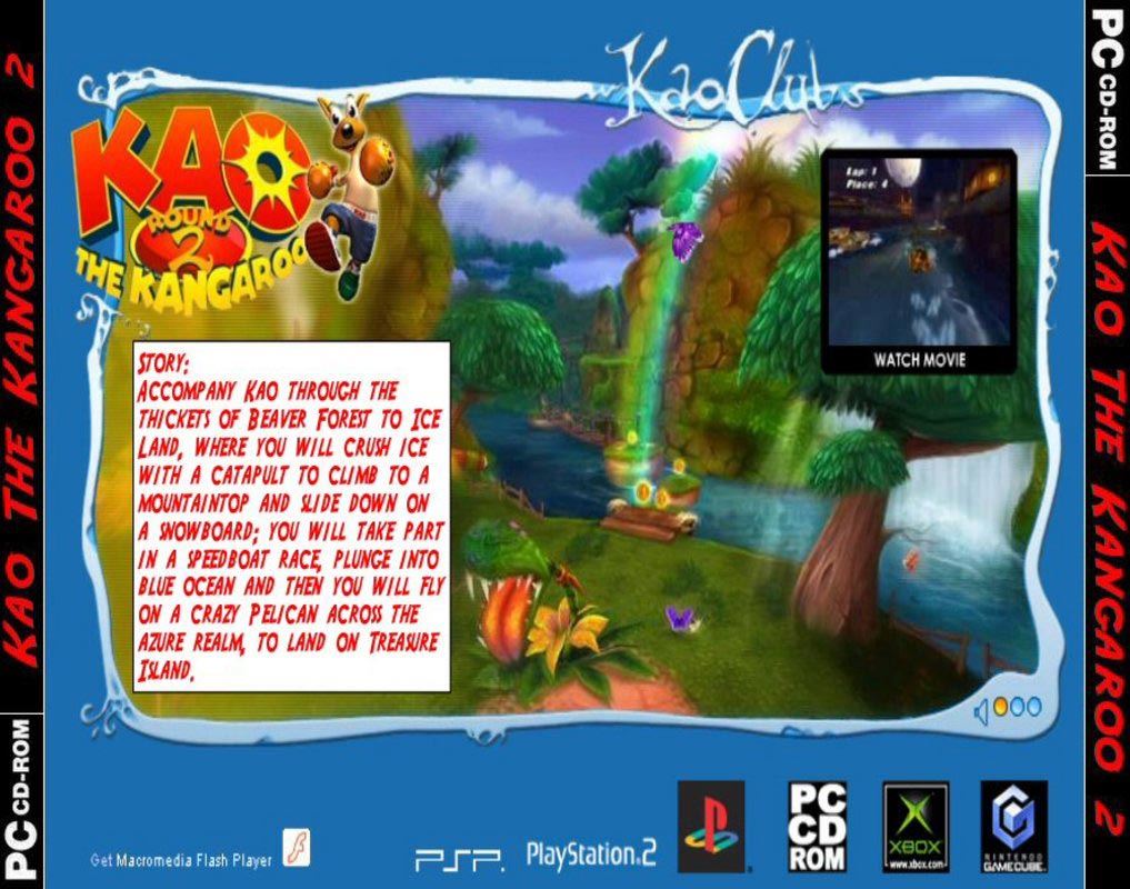 KAO The Kangaroo: Round 2 - zadn CD obal