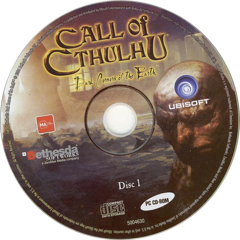 Call of Cthulhu: Dark Corners of the Earth - CD obal
