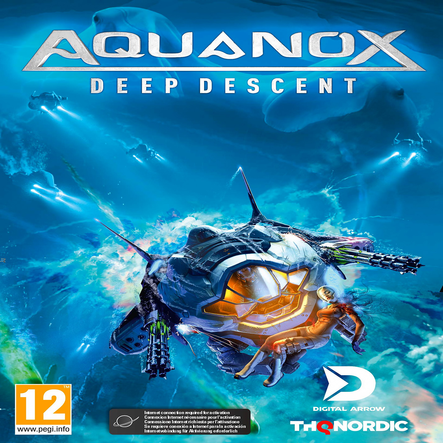 Aquanox: Deep Descent - pedn CD obal