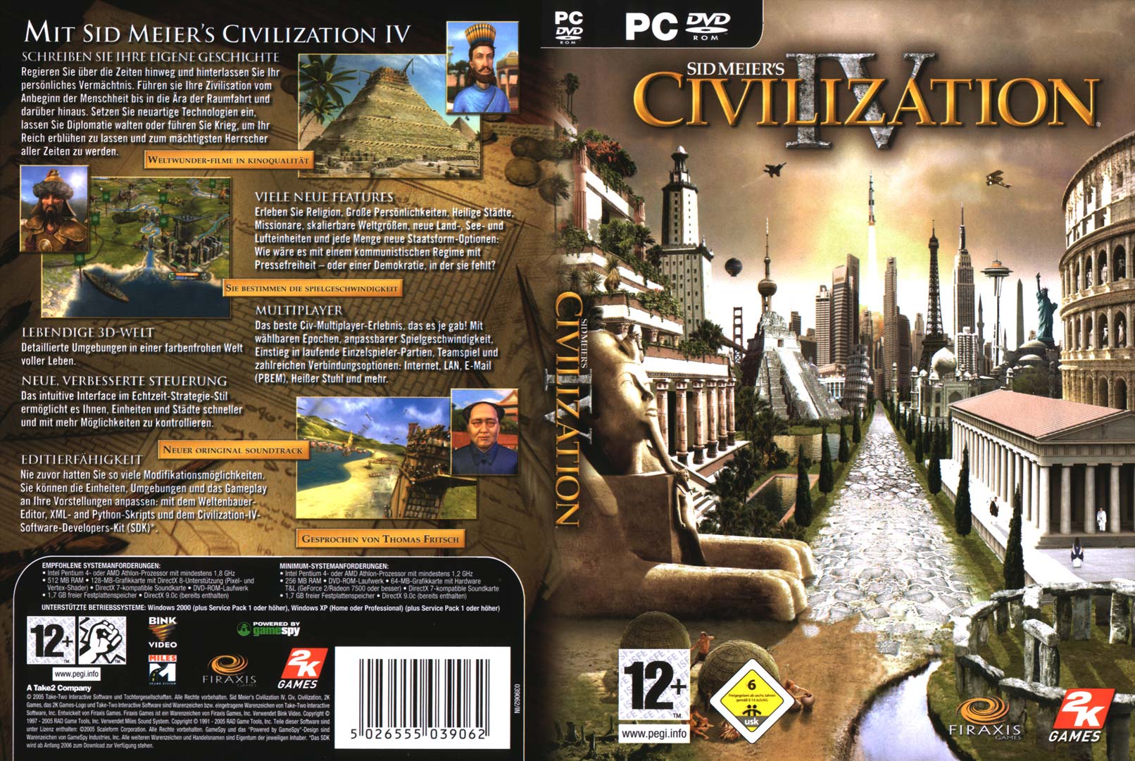 Civilization 4 - DVD obal