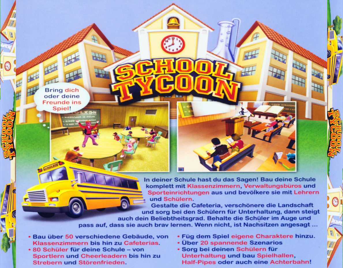 School Tycoon - zadn CD obal