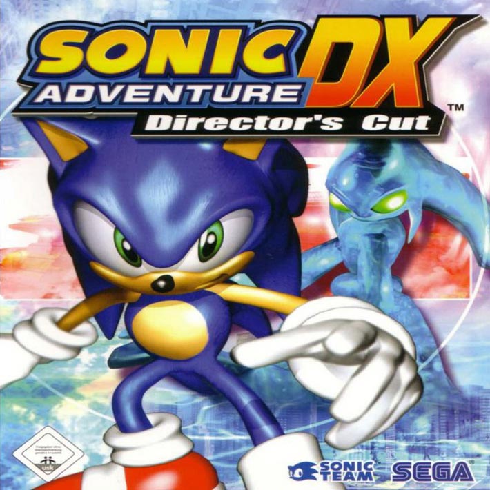 Sonic Adventure DX: Director's Cut - pedn CD obal