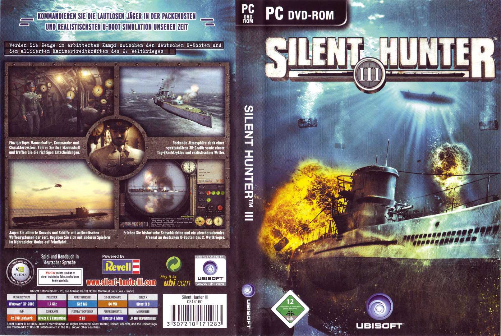 Silent Hunter 3 - DVD obal