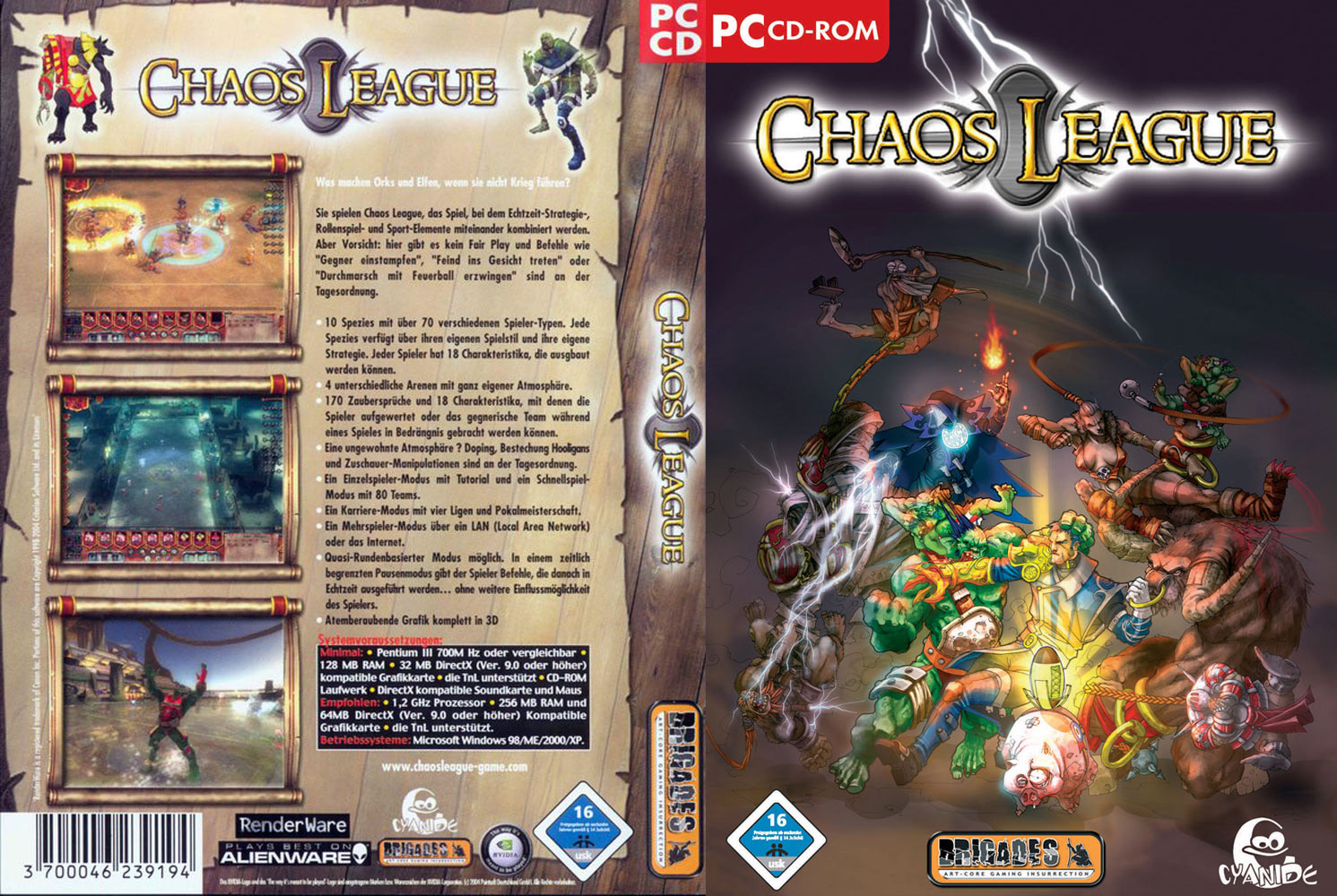 Chaos League - DVD obal