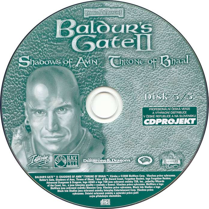 Baldur's Gate 2: Platinum Edition - CD obal 5