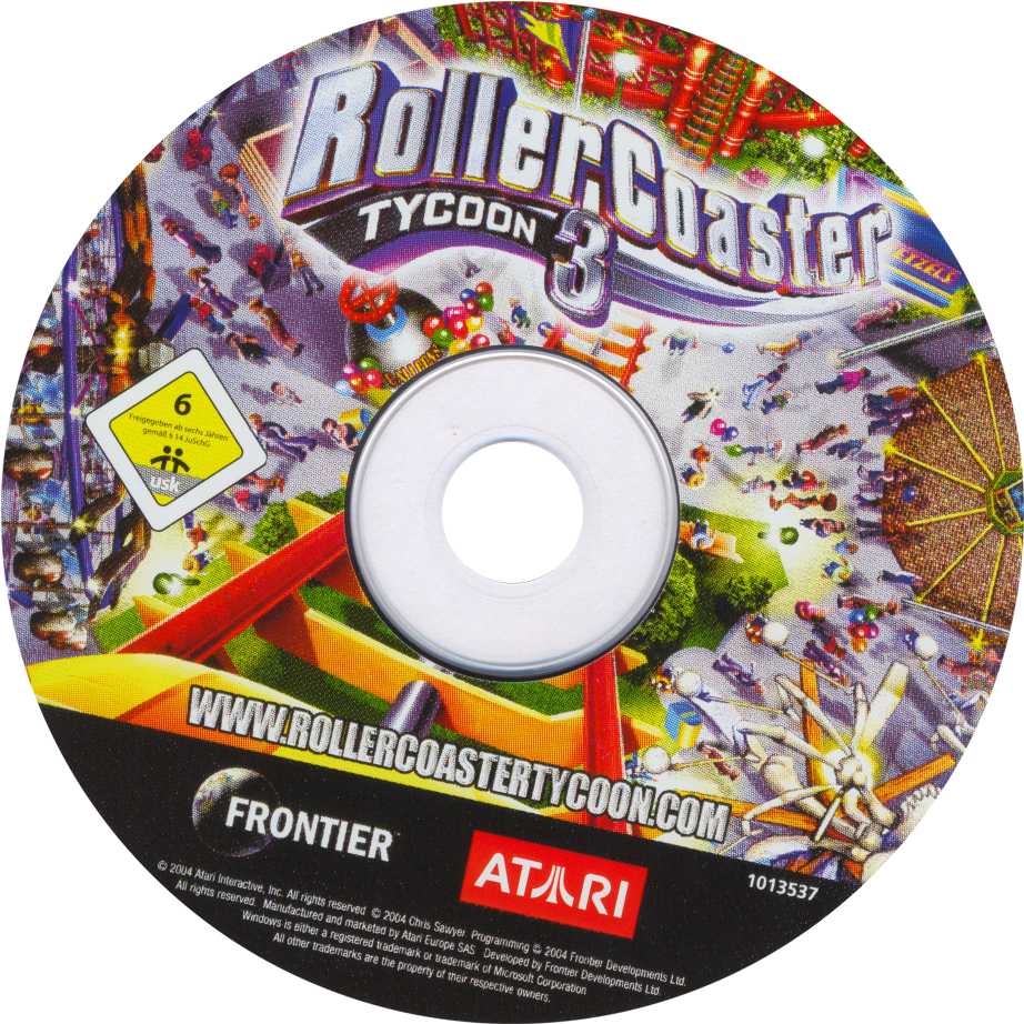 RollerCoaster Tycoon 3 - CD obal