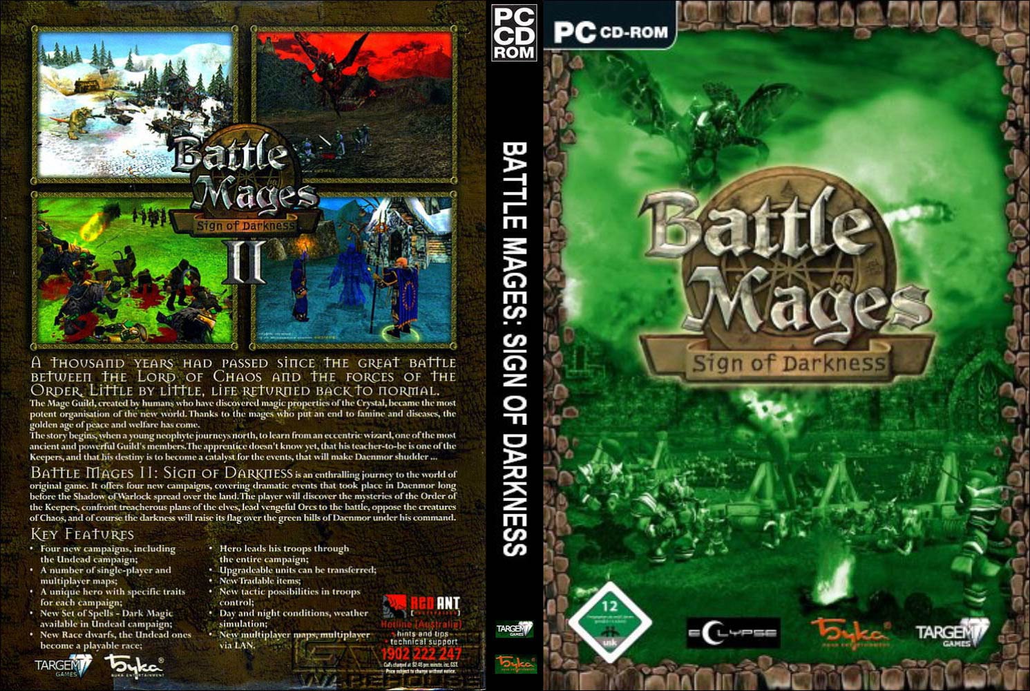 Battle Mages: Sign of Darkness - DVD obal