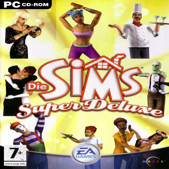 The Sims: Superstar Deluxe - pedn CD obal