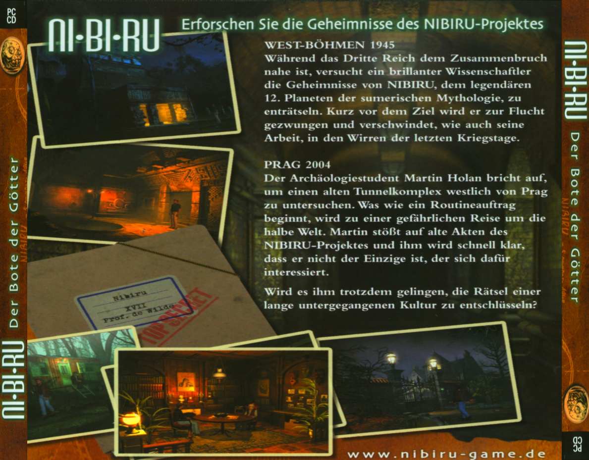 Nibiru: Messenger of the Gods - zadní CD obal