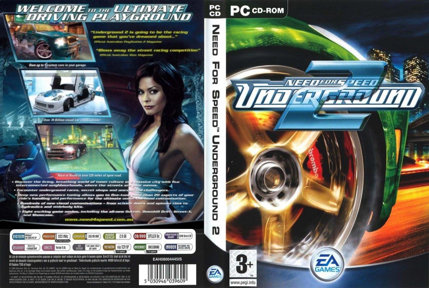 Need for Speed: Underground 2 - DVD obal 2