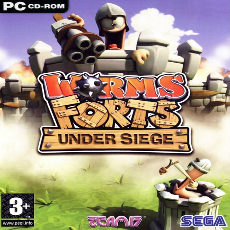 Worms: Forts Under Siege - pedn CD obal