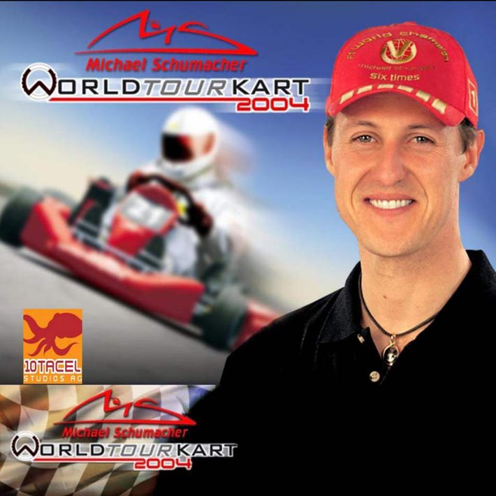 Michael Schumacher World Tour KART 2004 - pedn CD obal