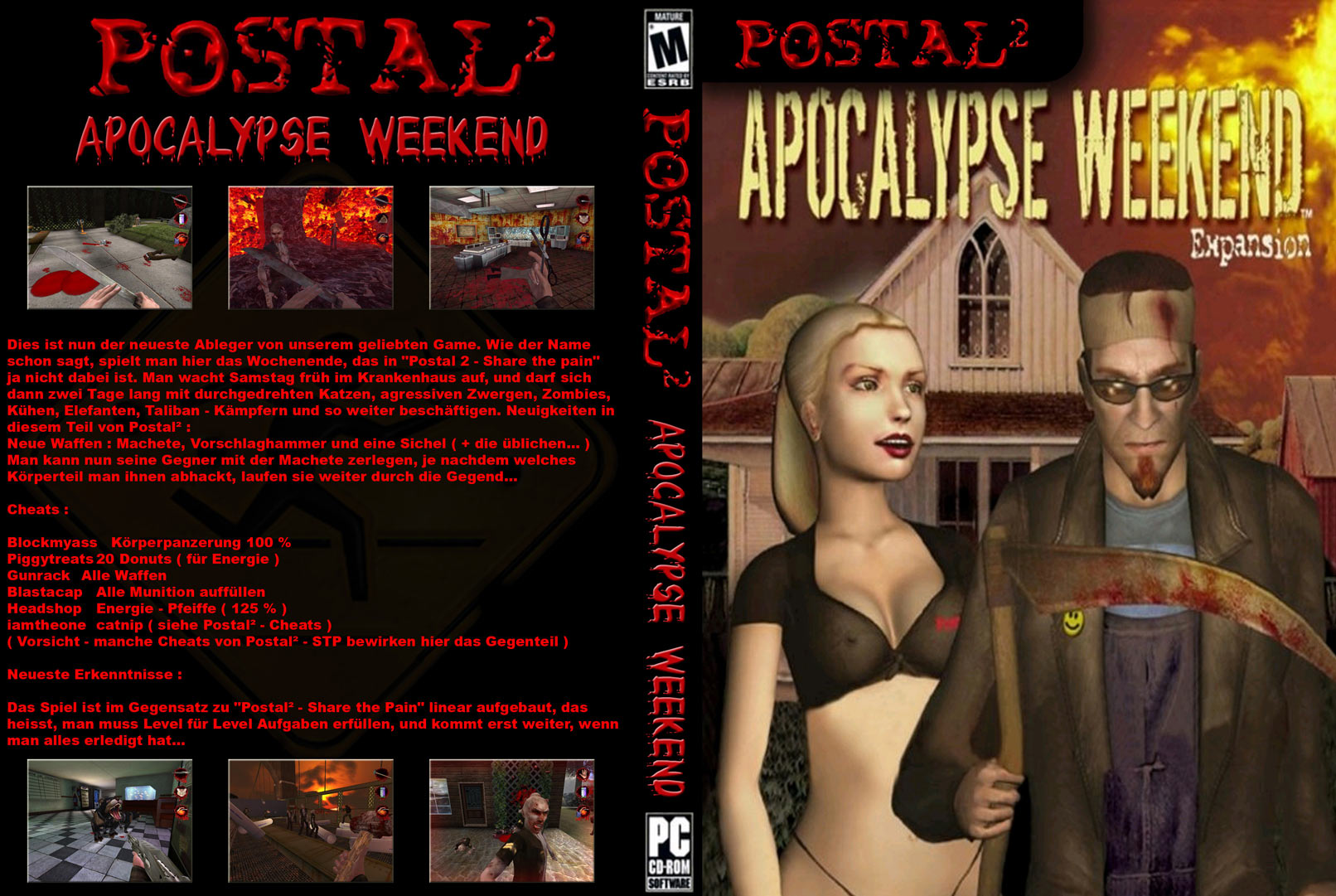 Postal 2: Apocalypse Weekend - DVD obal