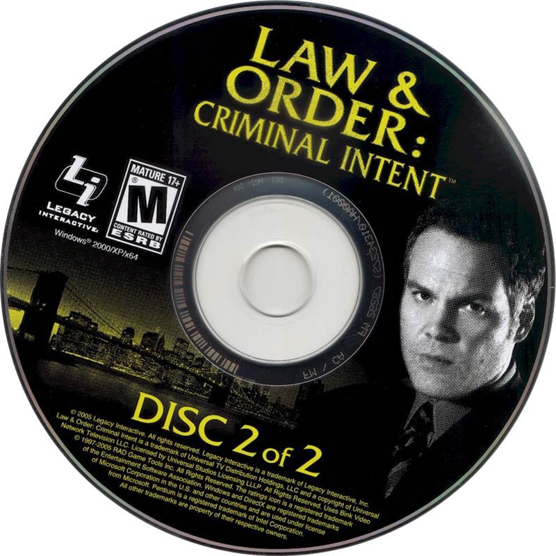 Law and Order: Criminal Intent - CD obal 2