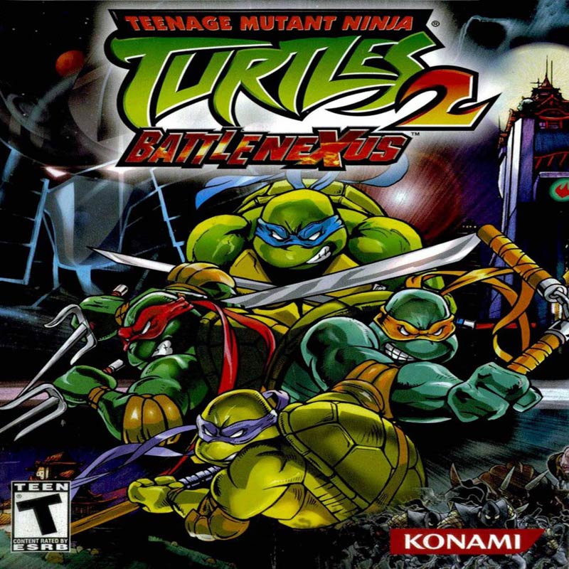 Teenage Mutant Ninja Turtles 2: Battle Nexus - pedn CD obal