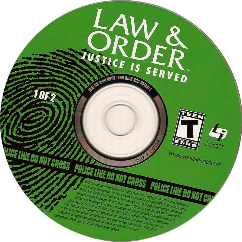 Law and Order 3: Justice is Served - CD obal