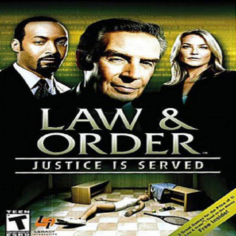 Law and Order 3: Justice is Served - pedn CD obal