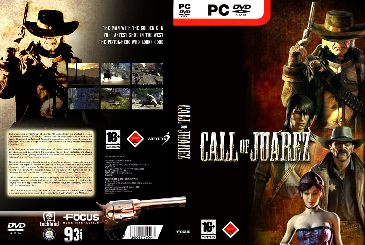 Call of Juarez - DVD obal 2