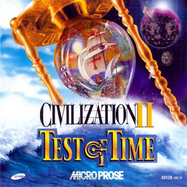 Civilization 2: Test of Time - pedn CD obal
