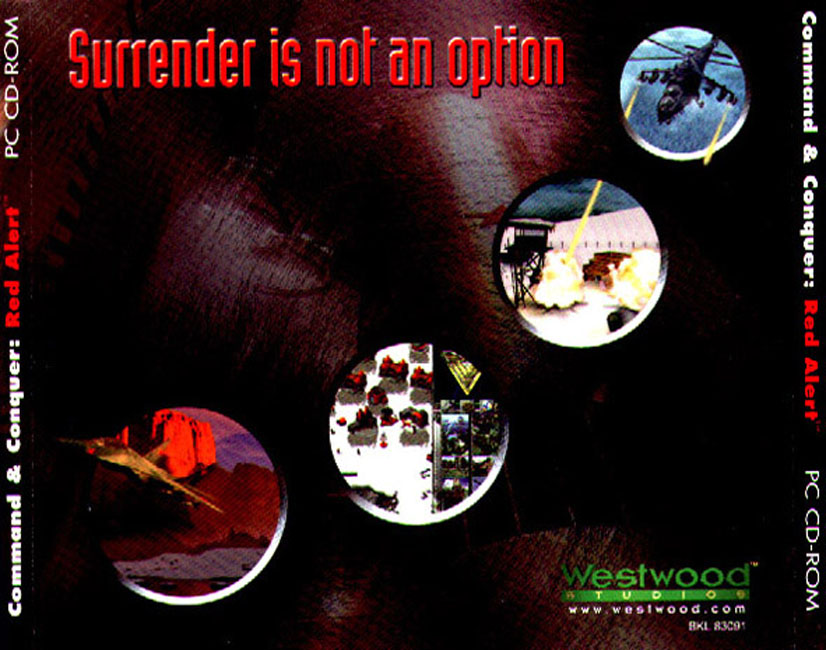Command & Conquer: Red Alert - zadn CD obal 2