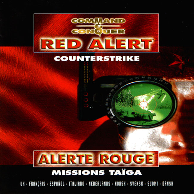 Command & Conquer: Red Alert: Counterstrike - pedn CD obal