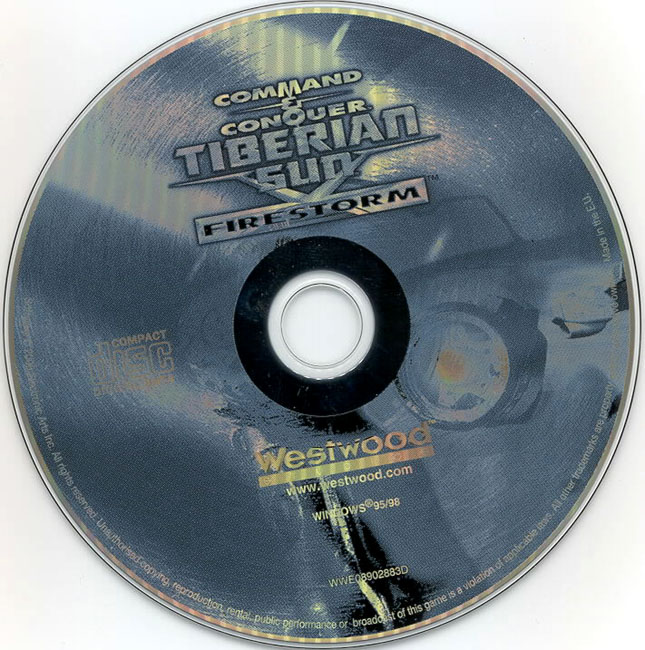Command & Conquer: Tiberian Sun: Firestorm - CD obal