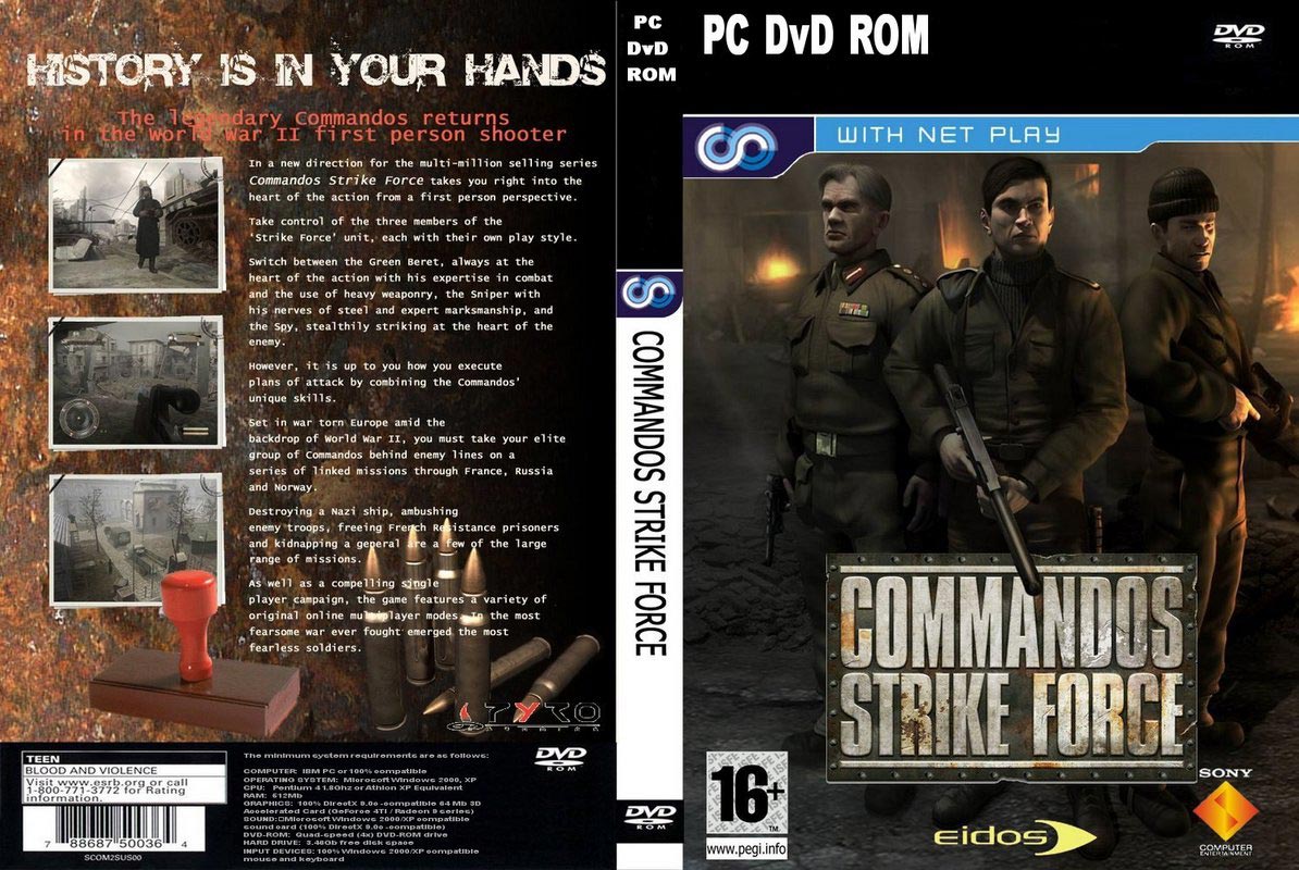 Commandos: Strike Force - DVD obal 2
