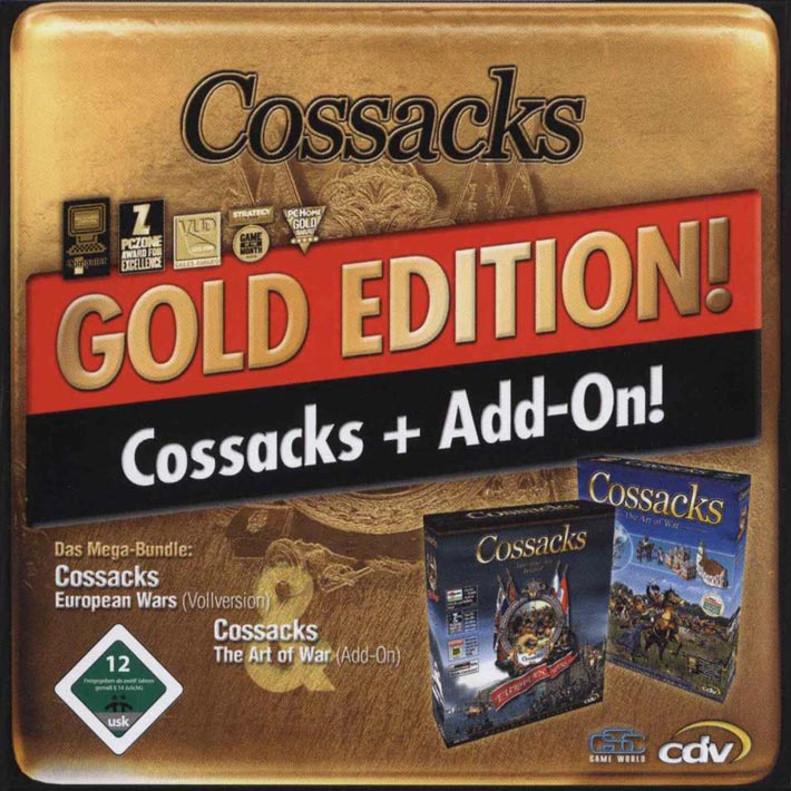 Cossacks: Gold Edition - pedn CD obal