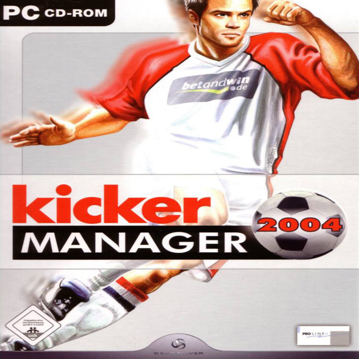 Kicker Manager 2004 - pedn CD obal
