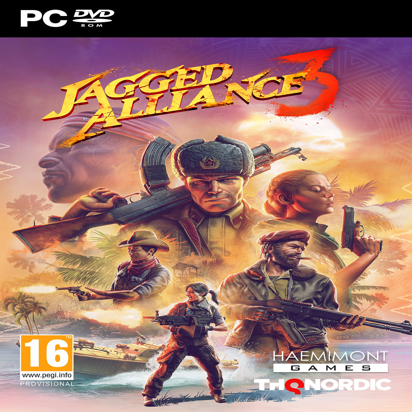 Jagged Alliance 3 - pedn CD obal