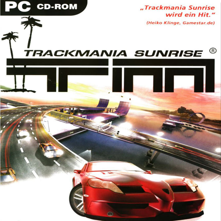 TrackMania Sunrise - pedn CD obal