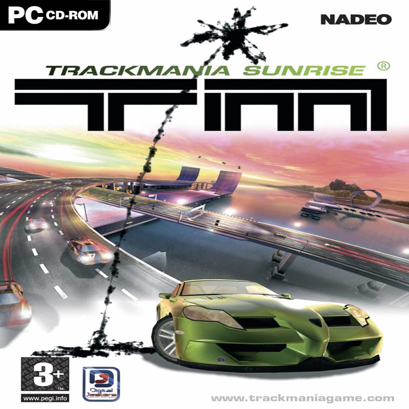 TrackMania Sunrise - pedn CD obal 3