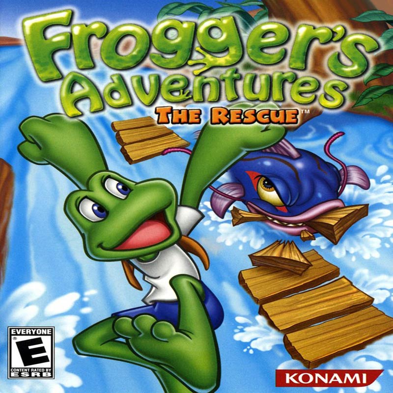 Frogger's Adventures: The Rescue - pedn CD obal