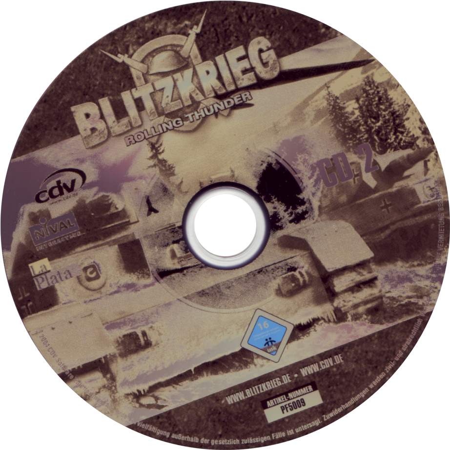 Blitzkrieg: Rolling Thunder - CD obal 2