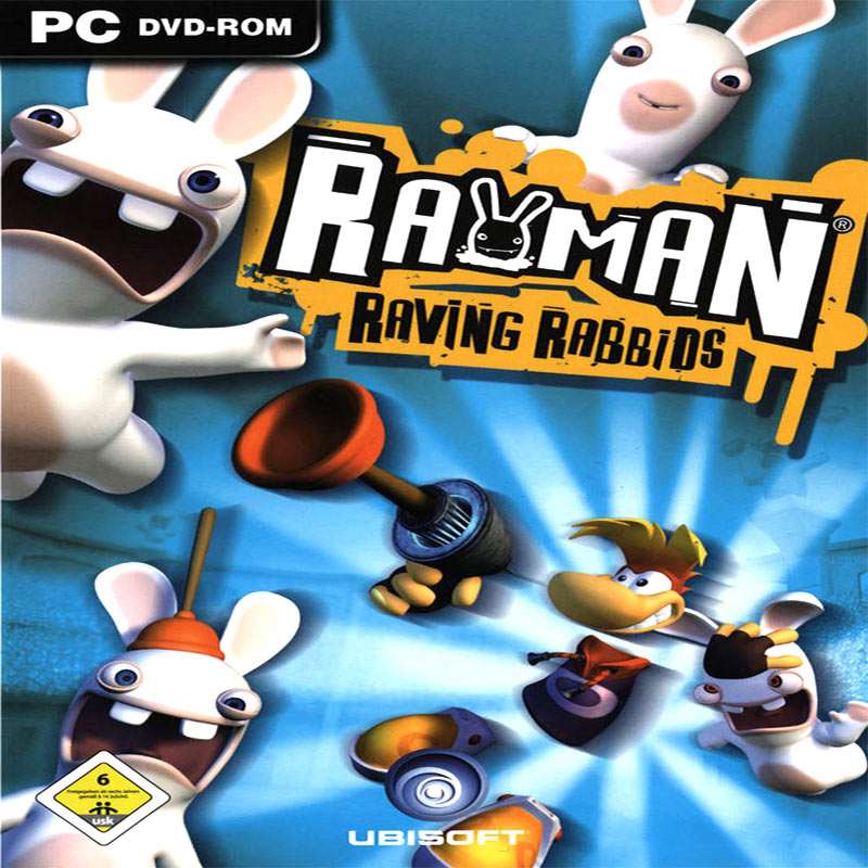 Rayman Raving Rabbids - pedn CD obal