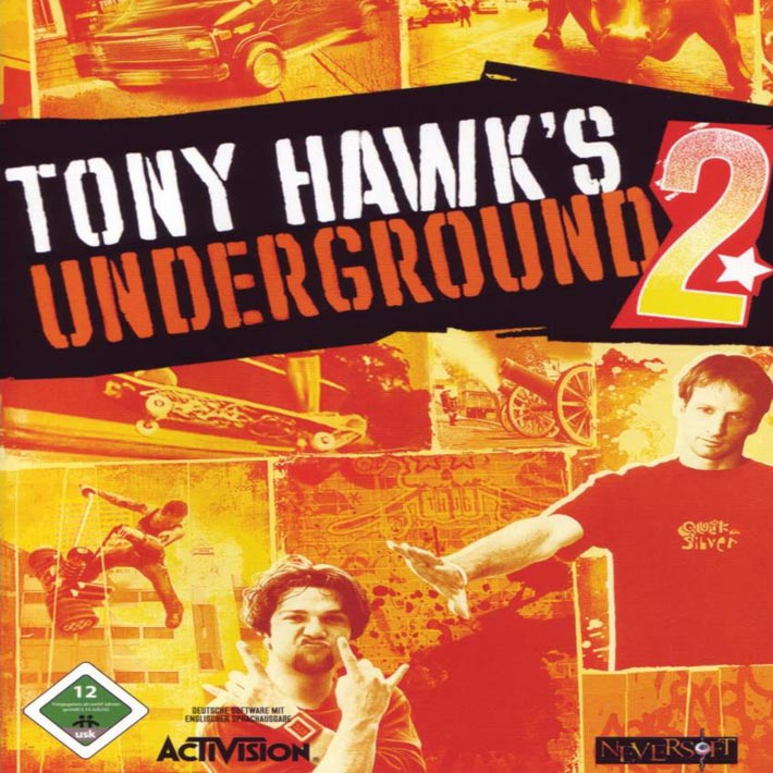 Tony Hawk's Underground 2 - pedn CD obal