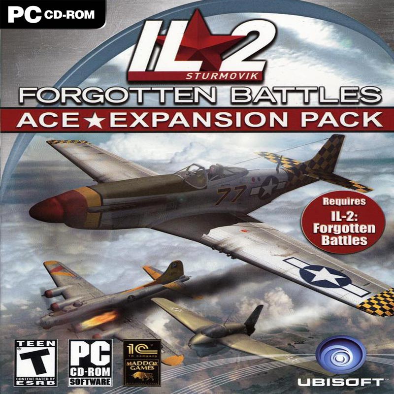 IL-2 Sturmovik: Forgotten Battles: Ace Expansion Pack - pedn CD obal 2