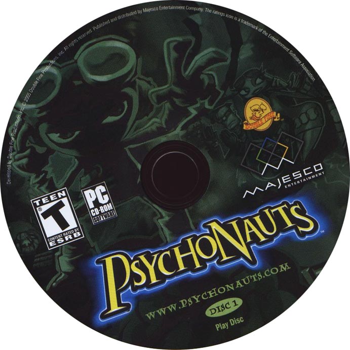Psychonauts - CD obal