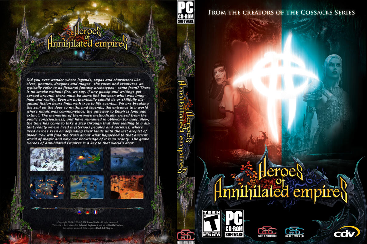 Heroes of Annihilated Empires - DVD obal