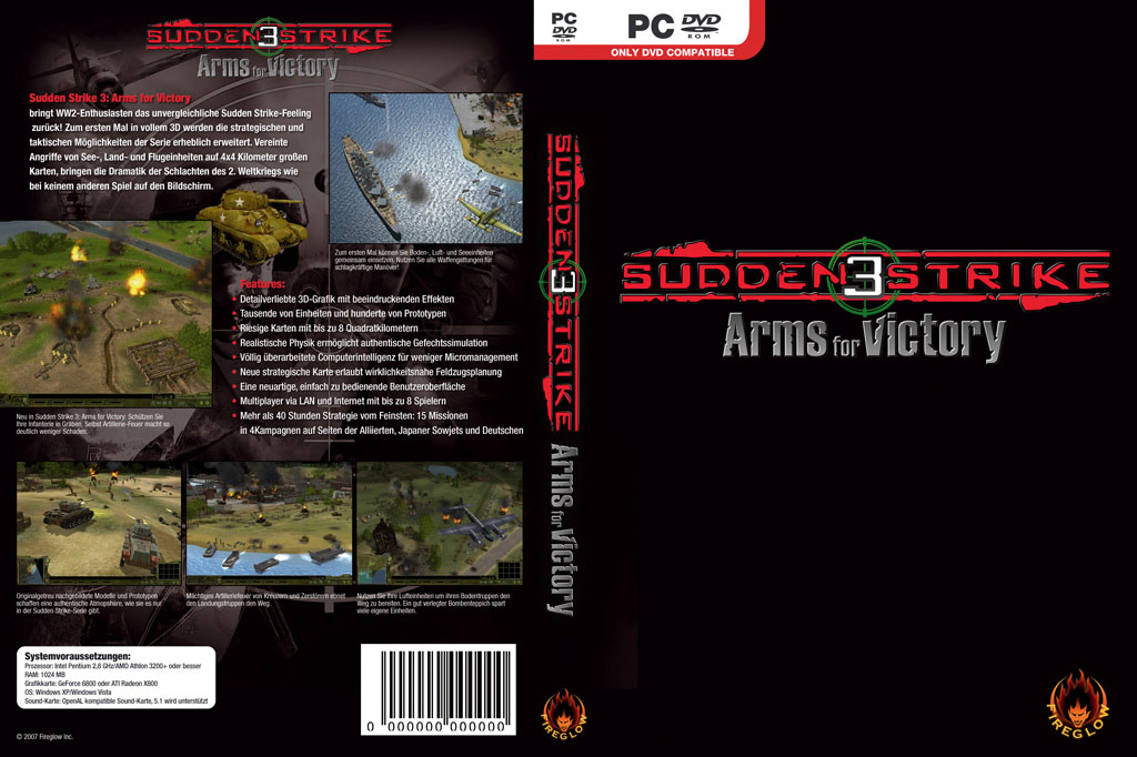 Sudden Strike 3: Arms for Victory - DVD obal