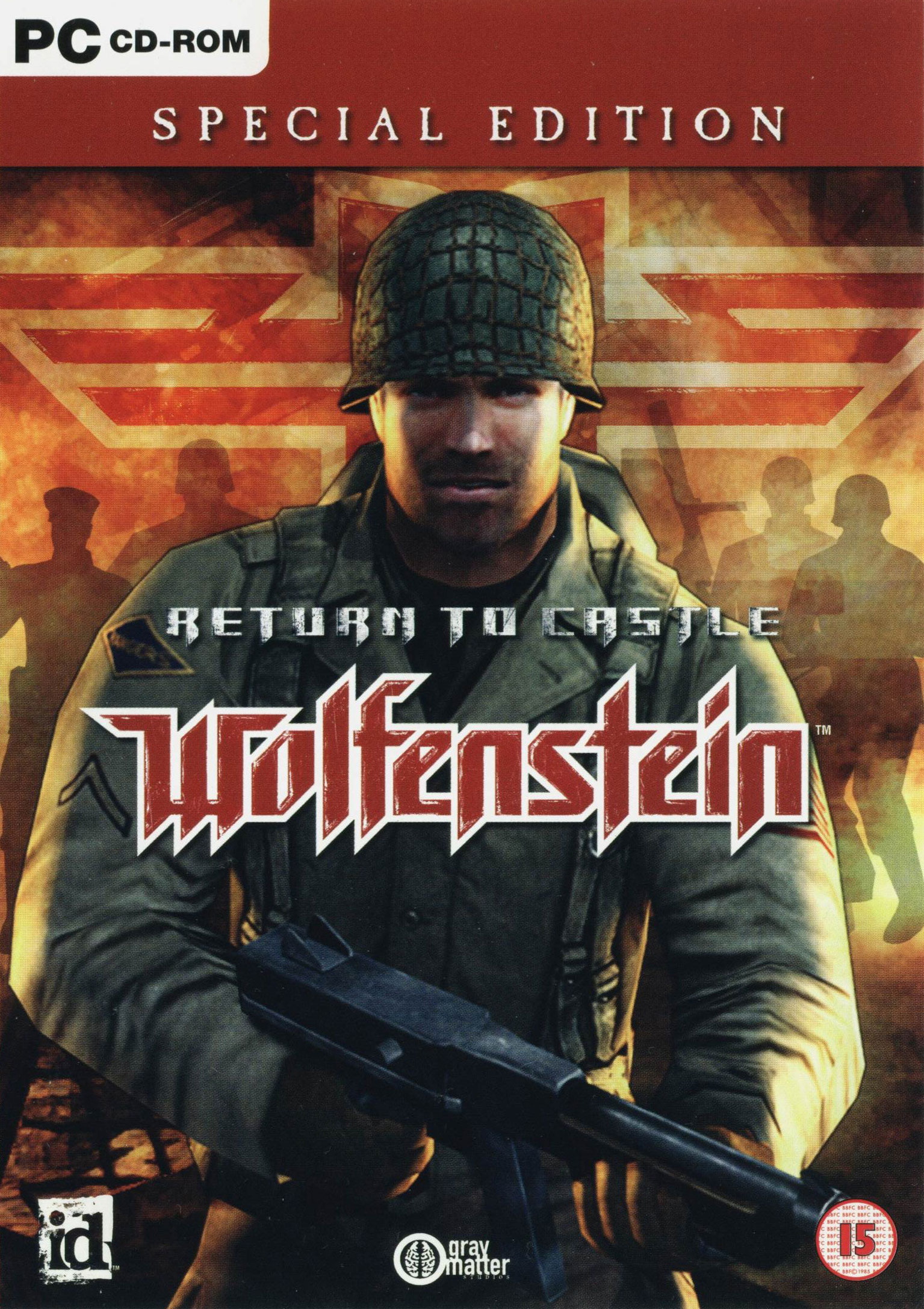 Return to Castle Wolfenstein: Special Edition - pedn DVD obal