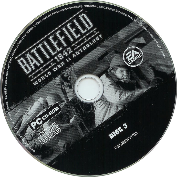 Battlefield 1942: World War II Anthology - CD obal 3