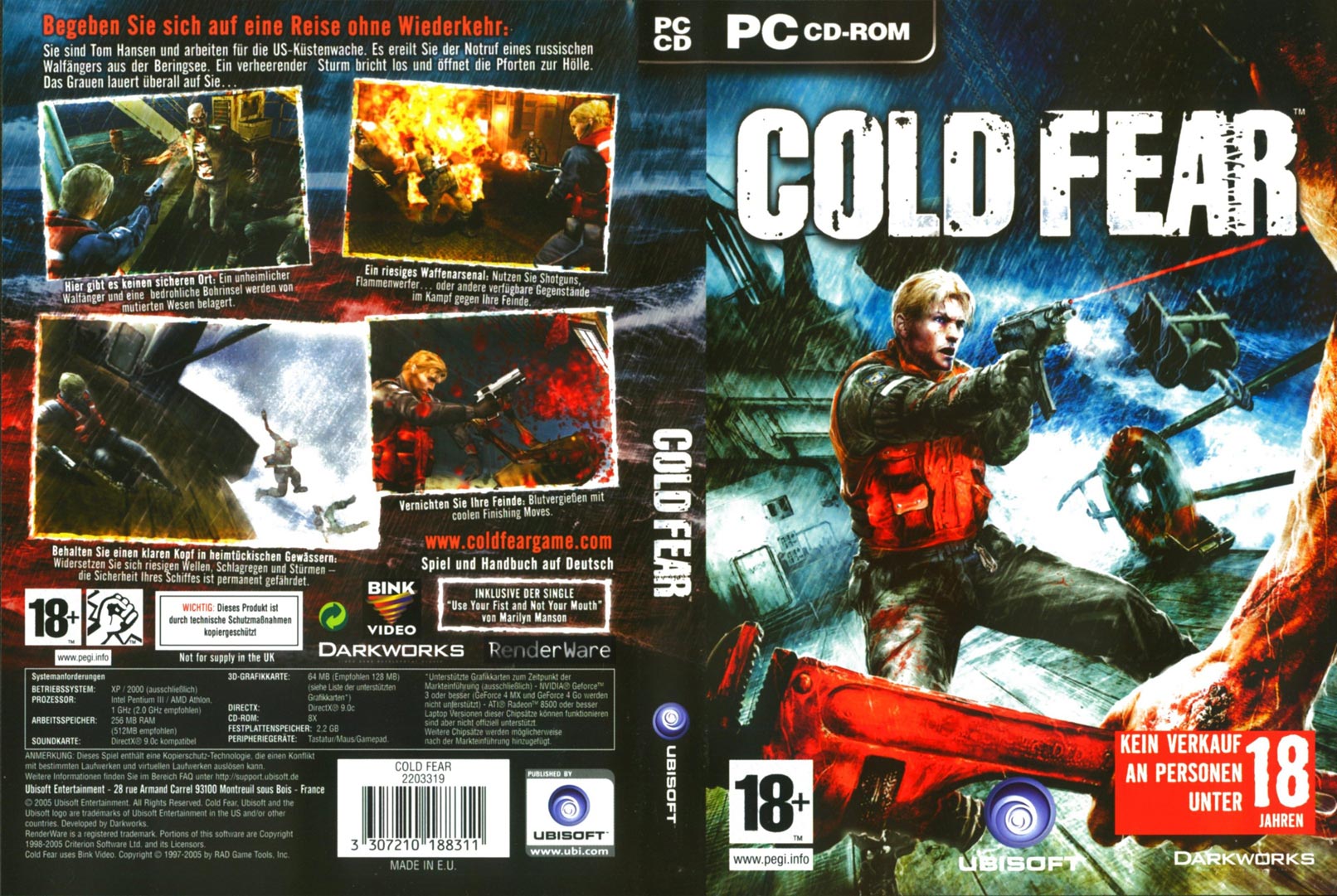 Cold Fear - DVD obal